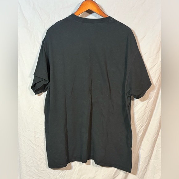 Liquid Blue Black T-Shirt with Pink Floyd Logo - Picture 3 of 3